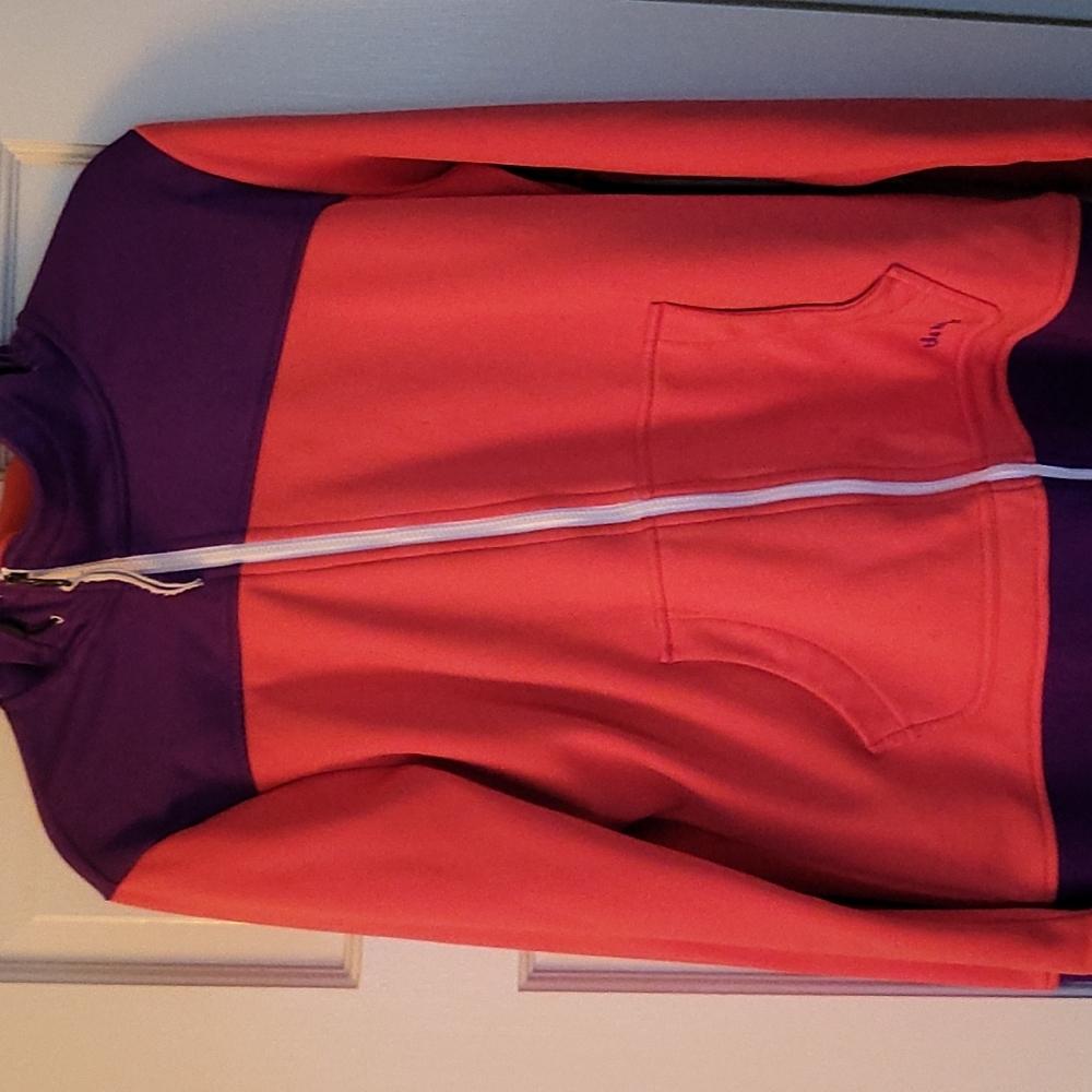 The North Face zip-up hooded jacket